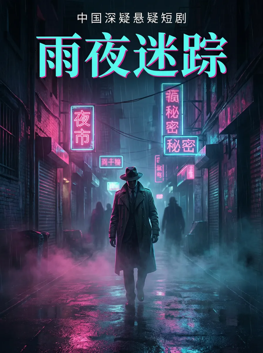 VIVOS16E 悬疑追踪短剧 - 雨夜迷踪海报